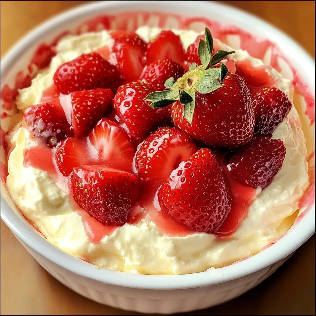 BEST RECIPE for Strawberry Cheesecake Dip - secondary view