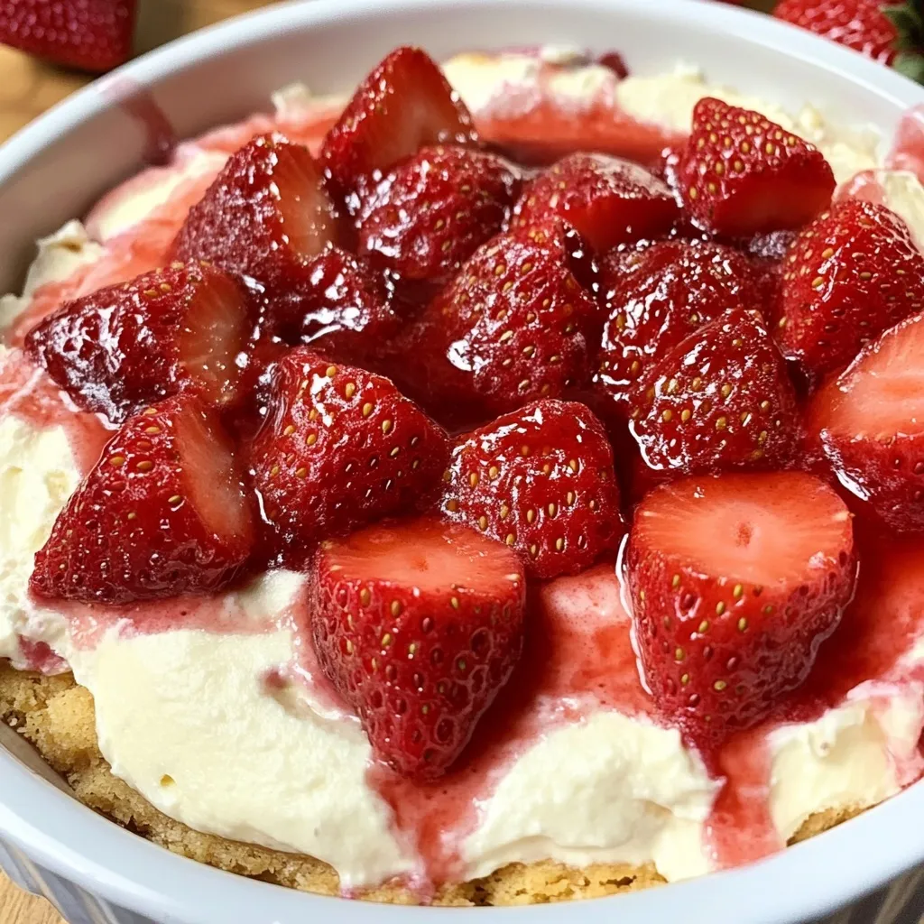 BEST RECIPE for Strawberry Cheesecake Dip - tertiary view