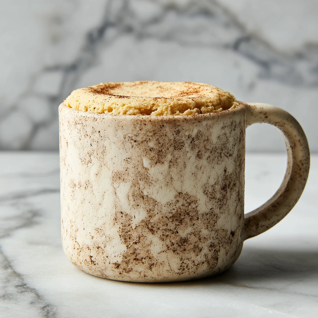 Quick and Easy 2-Minute Apple Mug Cake with Cinnamon and Vanilla