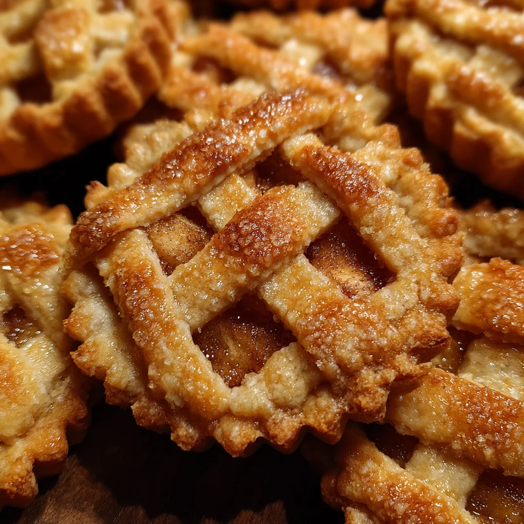 Homemade Spiced Apple Pie Cookies with Cinnamon Sugar and Flaky Buttery Crust