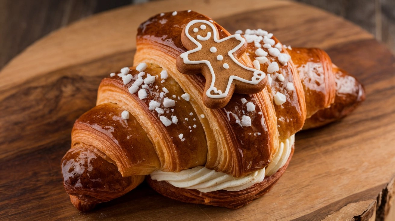 Holiday Gingerbread Almond Croissant - secondary view