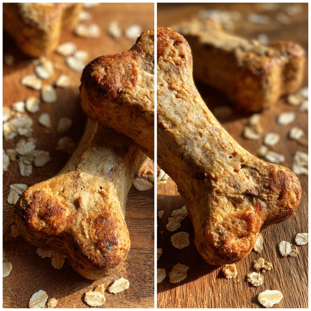 Deliciously Simple Air Fryer Banana Dog Treats with Peanut Butter and Oats