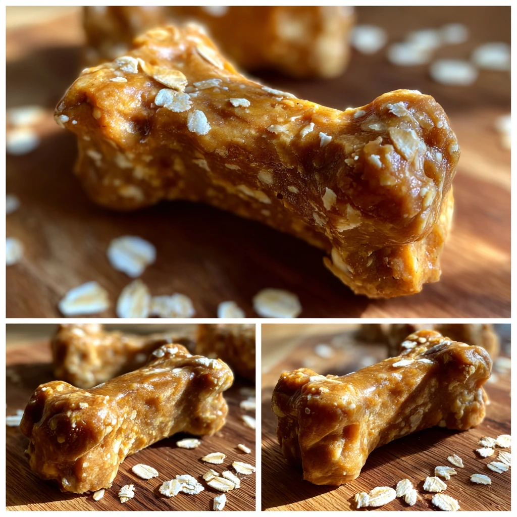 Deliciously Simple Air Fryer Banana Dog Treats with Peanut Butter and Oats