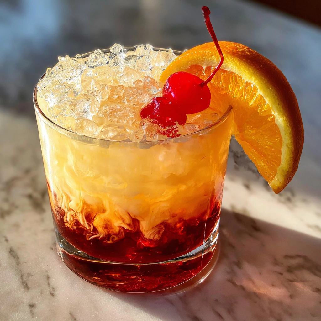 Delightfully Tropical Amaretto Island Punch with Pineapple and Coconut