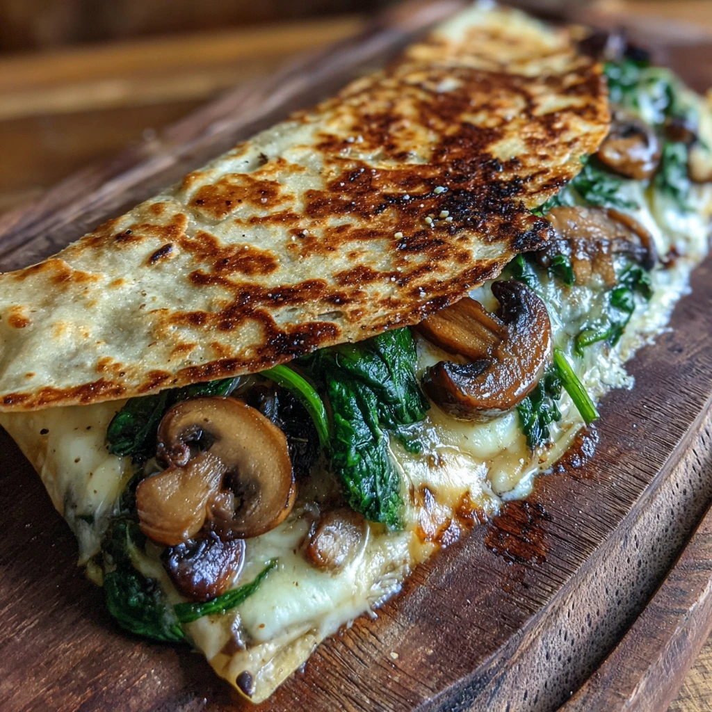 Deliciously Cheesy Baked Spinach Quesadillas with Creamy Avocado