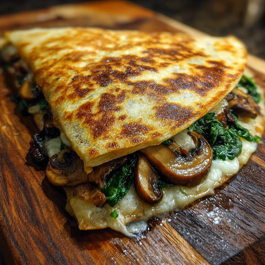 Deliciously Cheesy Baked Spinach Quesadillas with Creamy Avocado