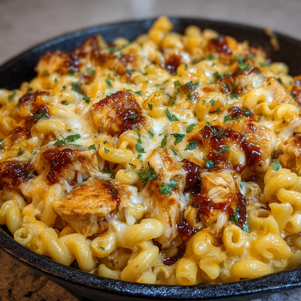 Ultimate BBQ Chicken Mac & Cheese – Creamy, Cheesy, and Flavor-Packed