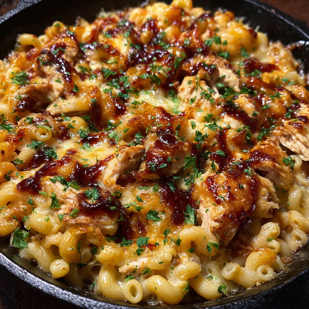 Ultimate BBQ Chicken Mac & Cheese – Creamy, Cheesy, and Flavor-Packed