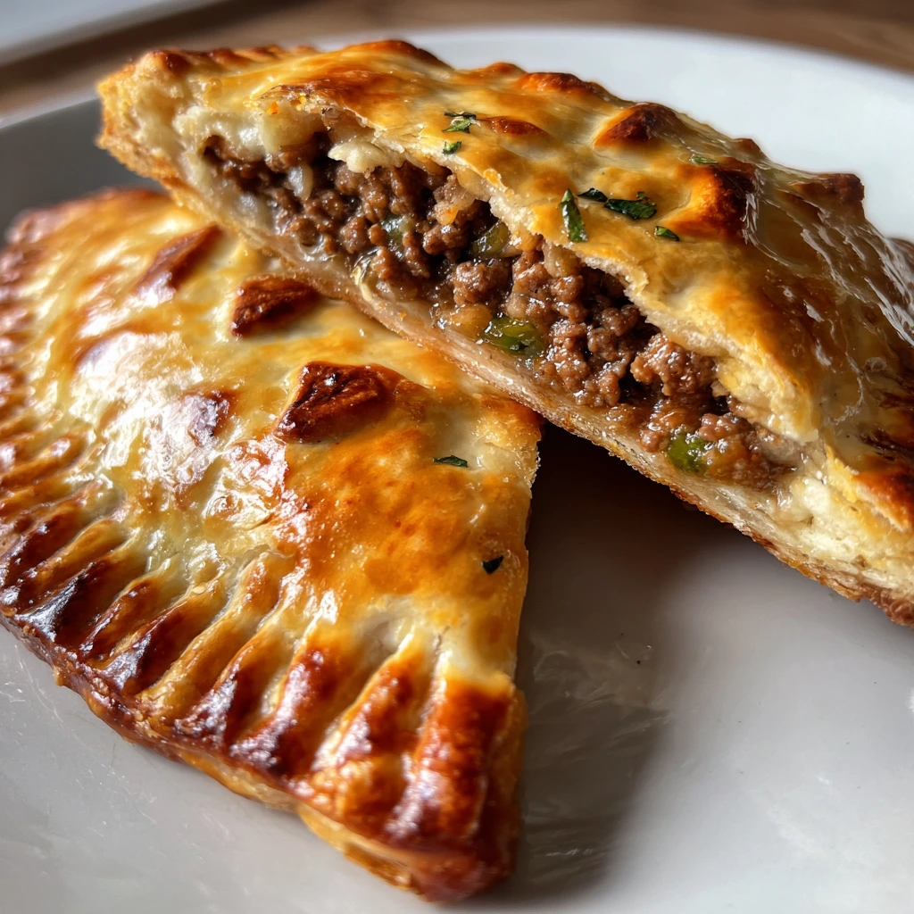 Savory Beef Empanadas with Flaky Crust and Aromatic Spices