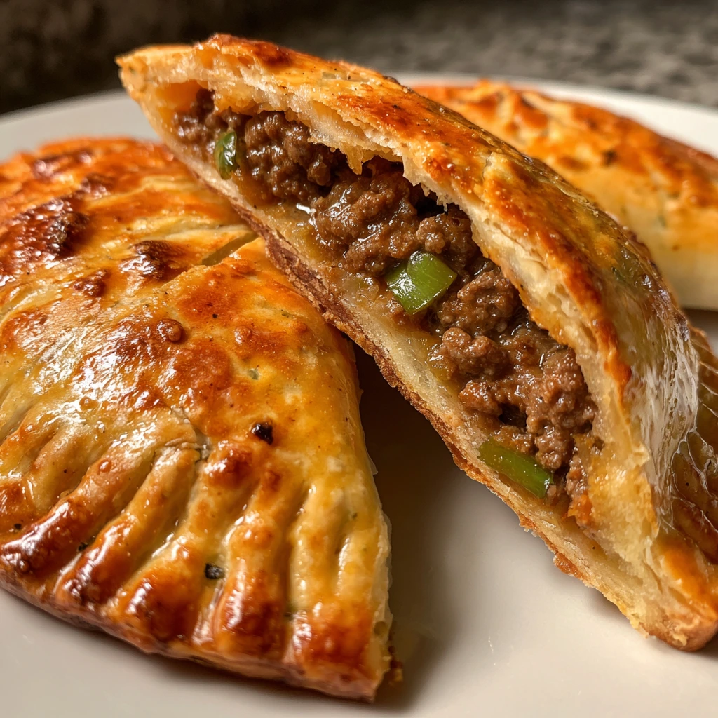 Savory Beef Empanadas with Flaky Crust and Aromatic Spices