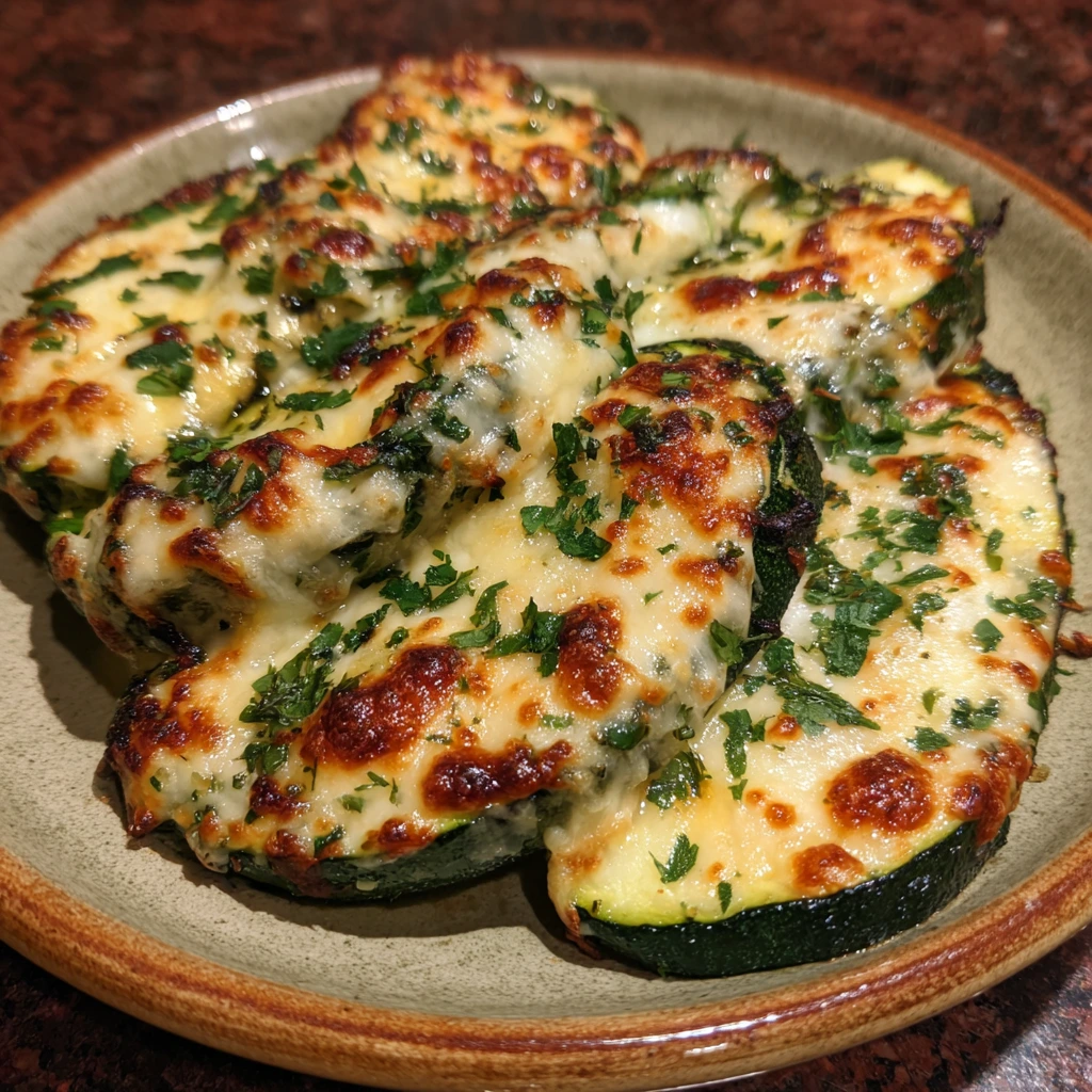 Irresistibly Creamy Cheesy Garlic Zucchini Steaks for Every Occasion
