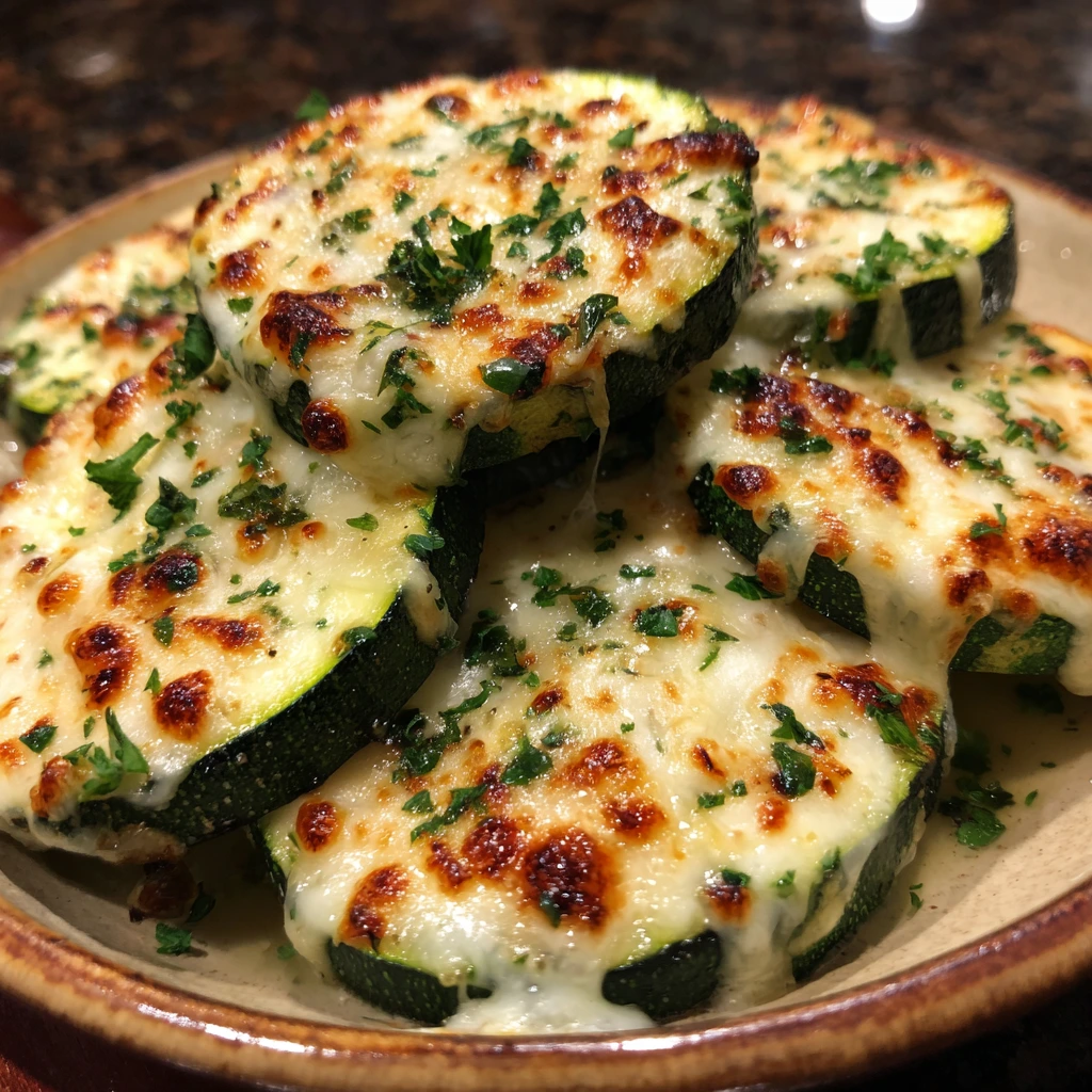 Irresistibly Creamy Cheesy Garlic Zucchini Steaks for Every Occasion