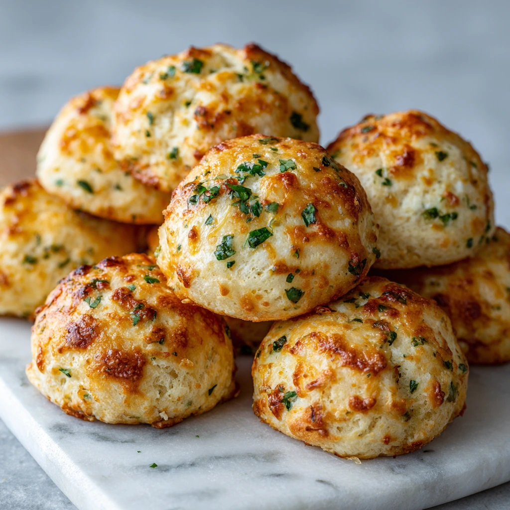 Savory and Cheesy Pillsbury Biscuit Garlic Butter Cheese Bombs