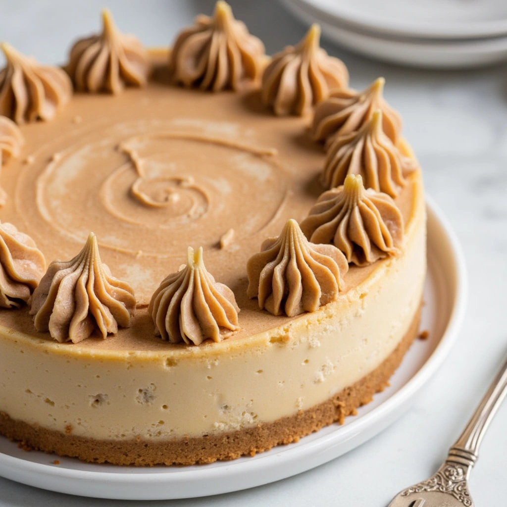 Biscoff Salted Caramel Cheesecake - secondary view