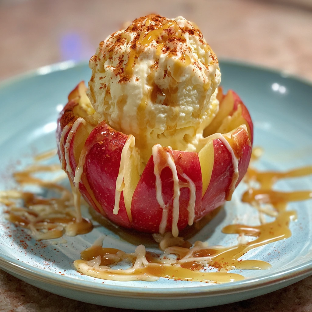 Deliciously Sweet Bloomin' Apples with Cinnamon and Nutmeg