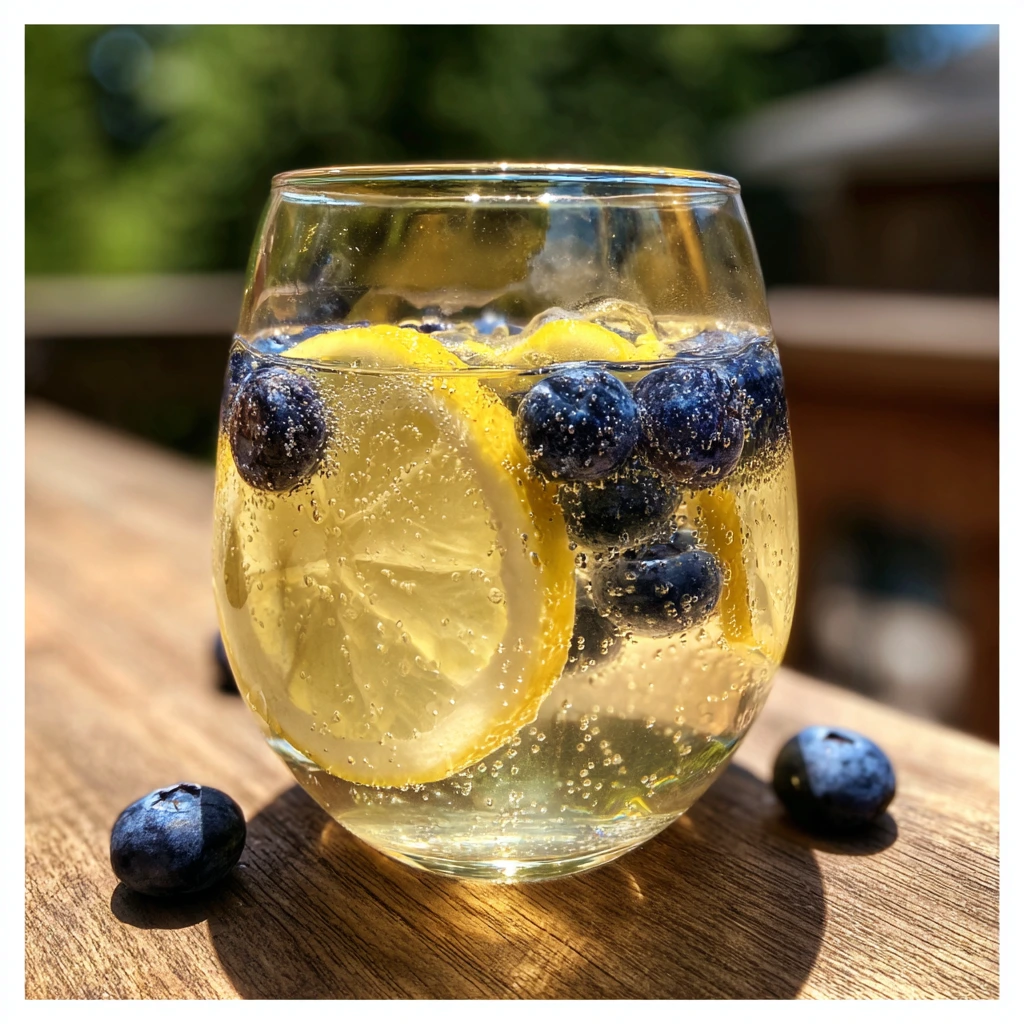 Refreshing Blueberry Lemon Sangria with Citrus and Berries