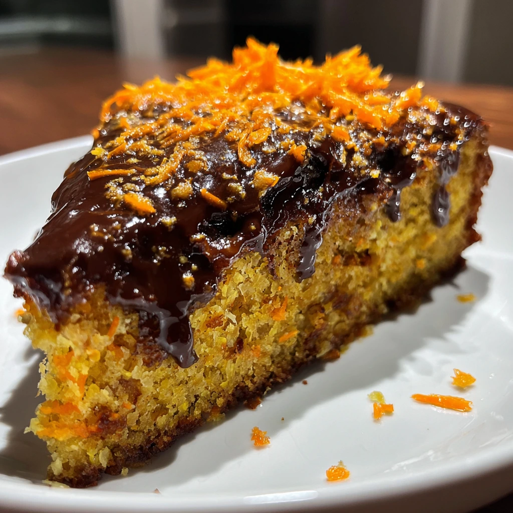 Deliciously Moist Brazilian Carrot Cake with Creamy Chocolate Frosting