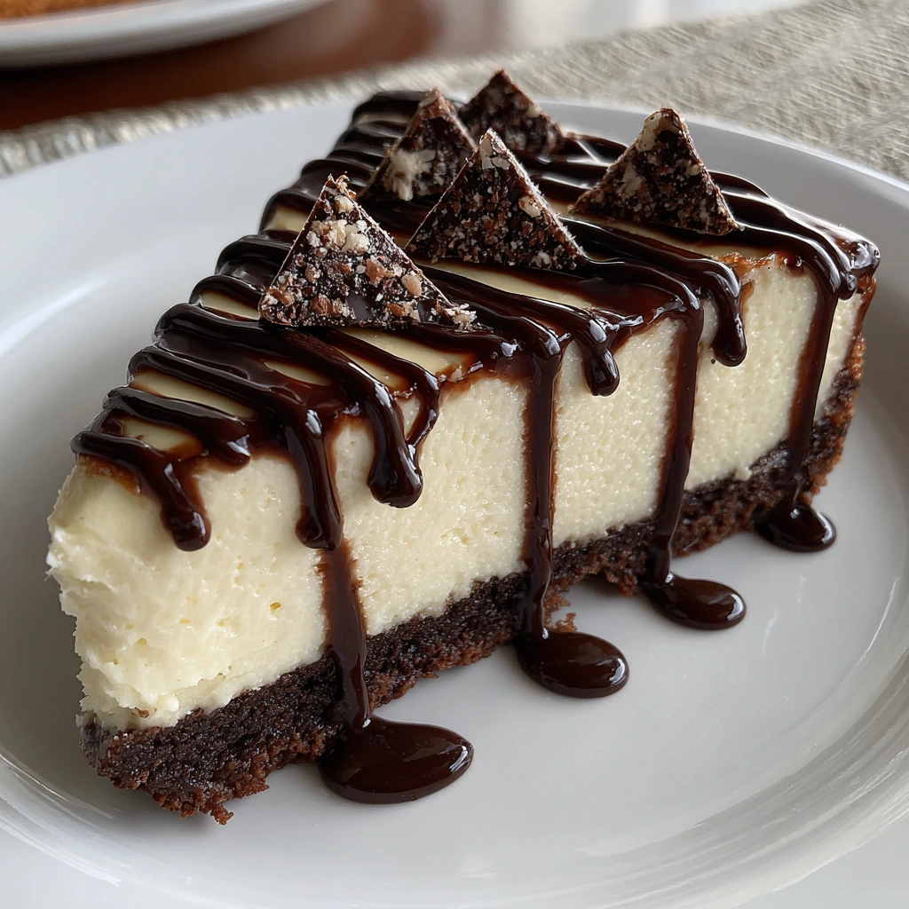 Decadent Brownie Bottom Cheesecake with Creamy Chocolate Swirl