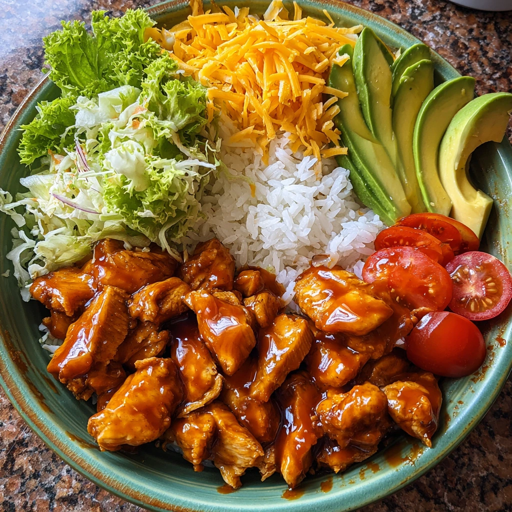 Spicy Buffalo Chicken Bowls with Creamy Ranch and Fresh Veggies