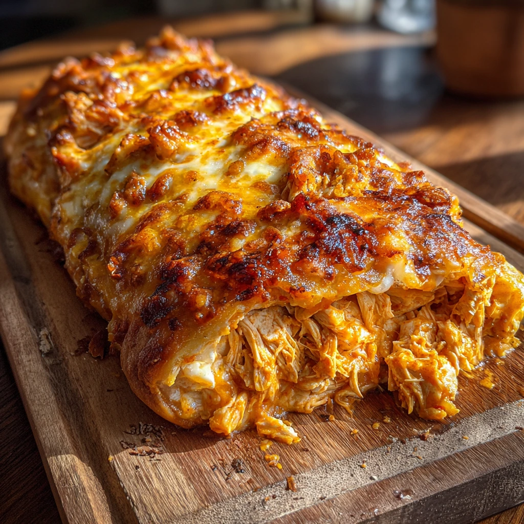 Savory Buffalo Chicken Cheese Bake with Creamy Ranch and Spicy Kick