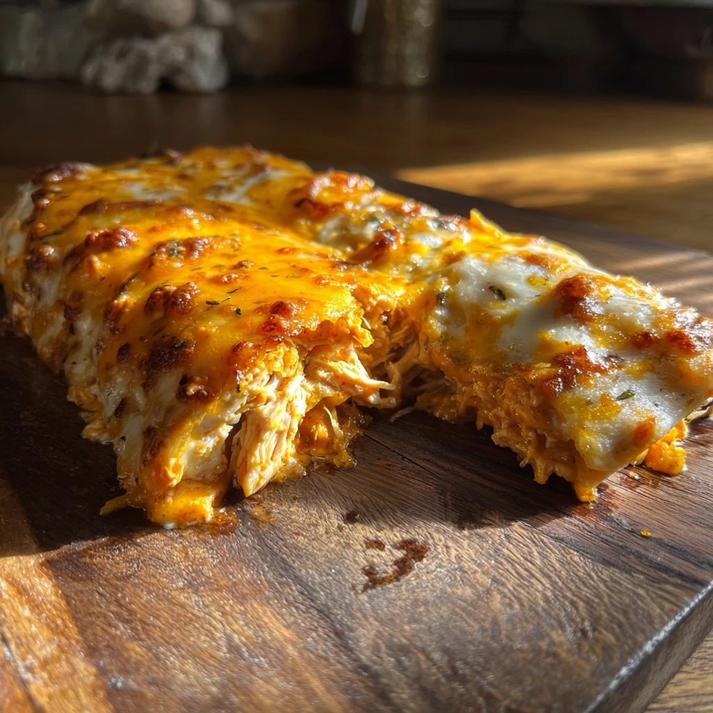 Savory Buffalo Chicken Cheese Bake with Creamy Ranch and Spicy Kick