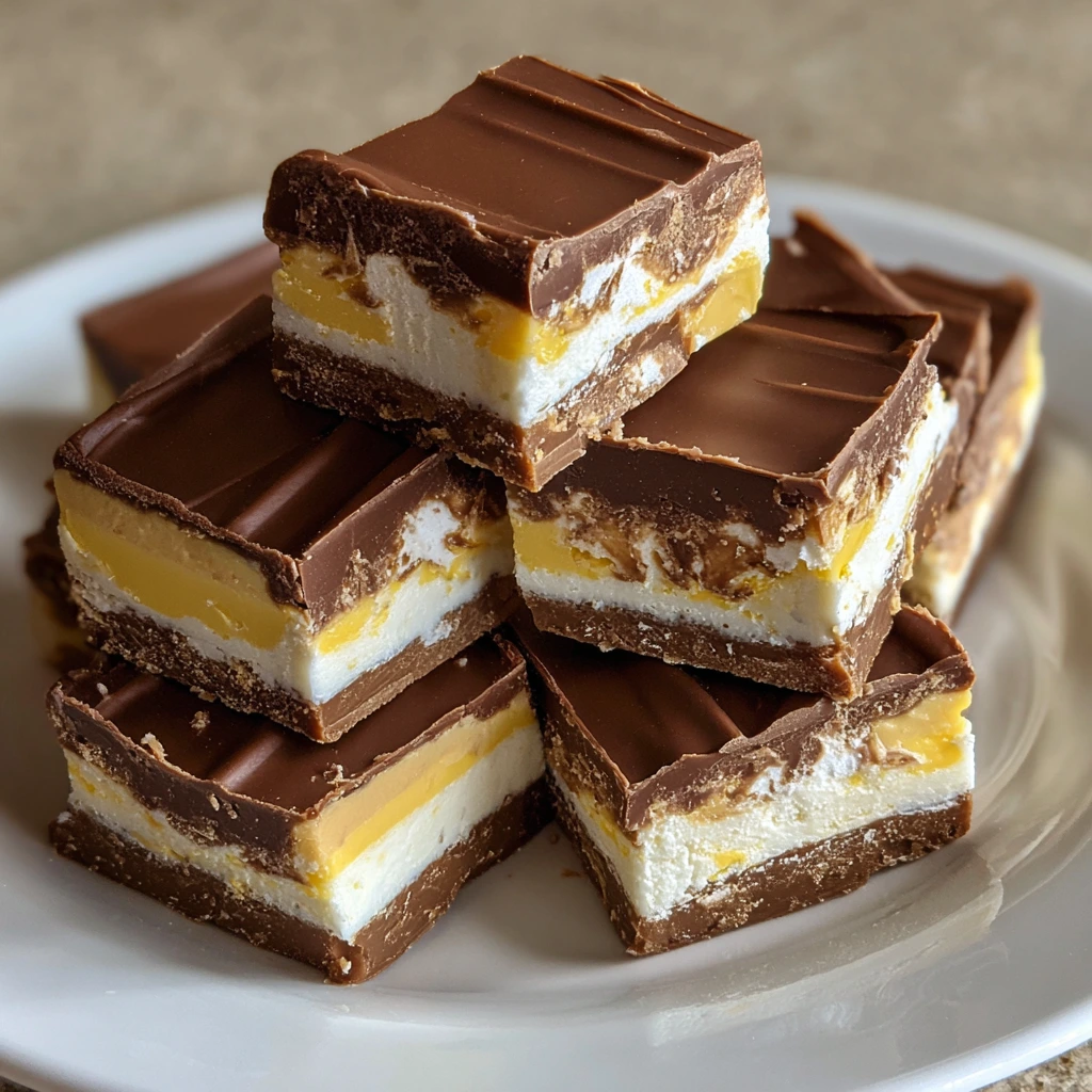 Indulgent Cadbury Egg Fudge with Creamy Chocolate and Marshmallow Delight