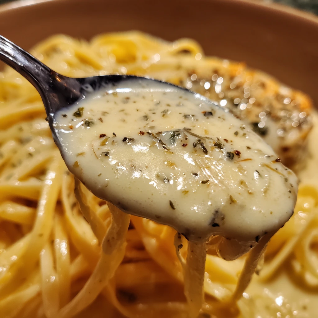 Creole Spiced Cajun Alfredo Sauce with Creamy Parmesan and Spicy Sausage