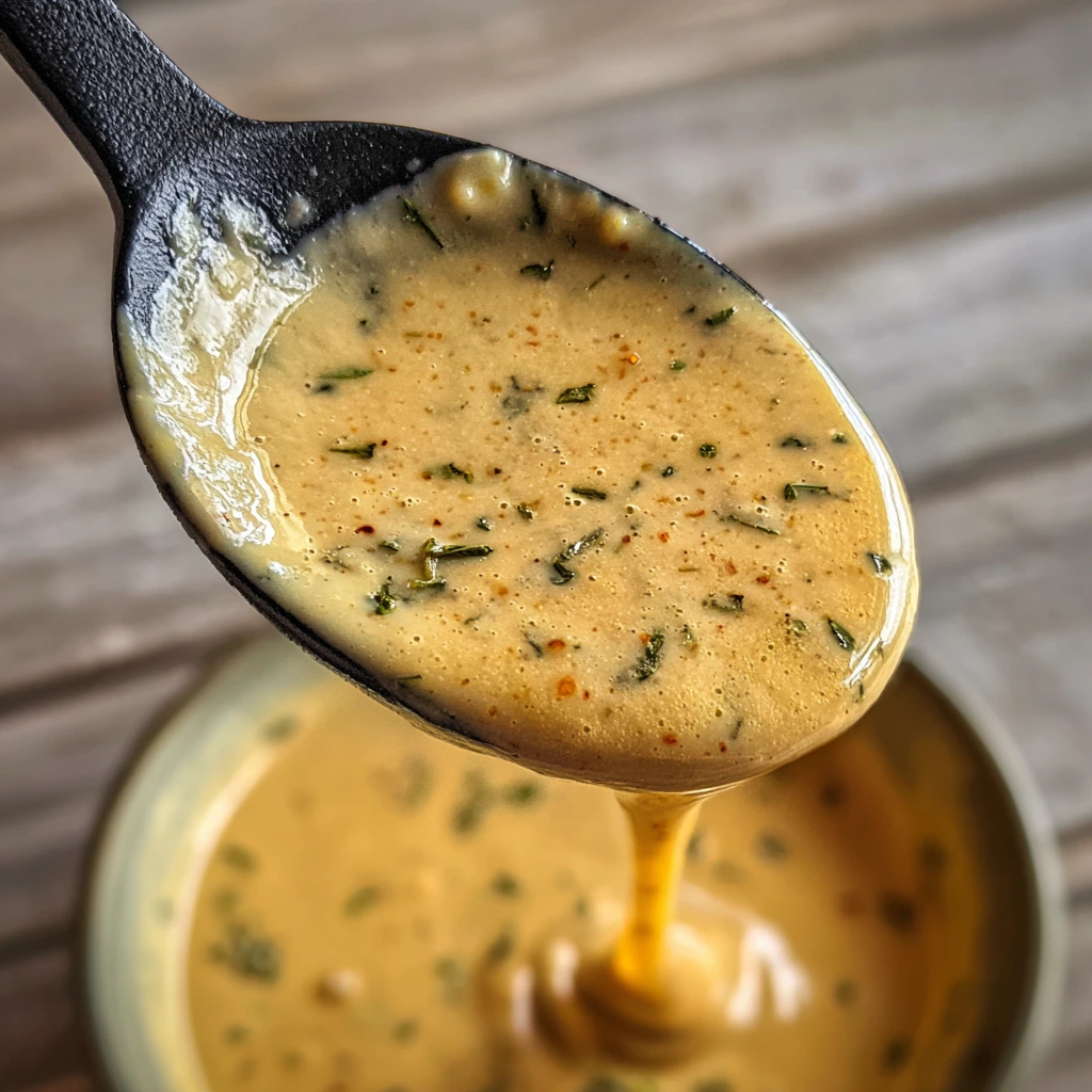 Irresistibly Creamy Cajun Sauce with Spicy Seasoning and Fresh Herbs