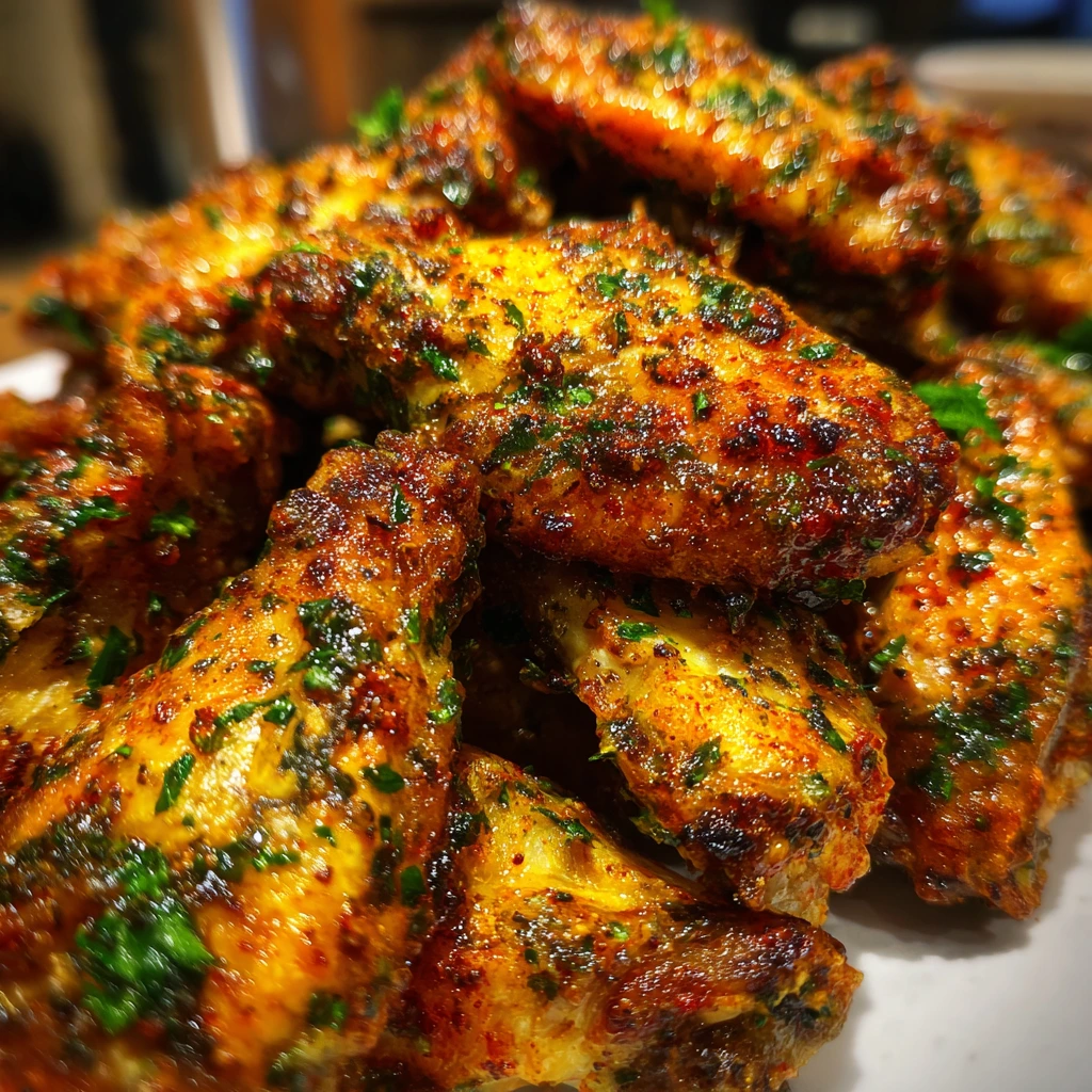 Crispy Cajun Garlic Chicken Wings with Sweet and Spicy Kick