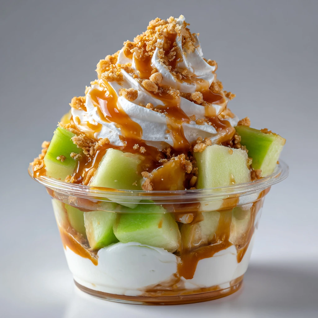 Decadent Caramel Apple Dessert Cups with Crunchy Toppings
