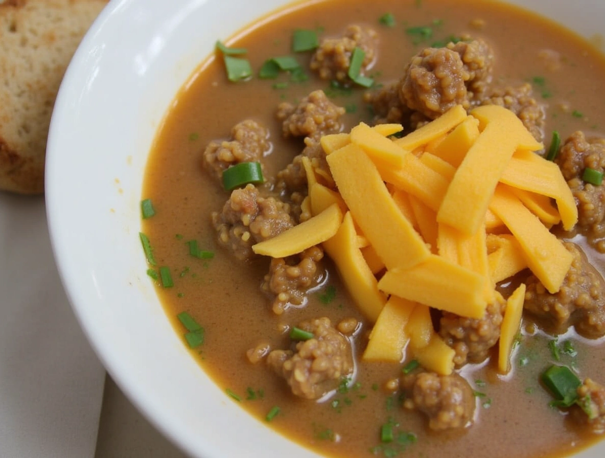 Cheeseburger Comfort Soup - tertiary view