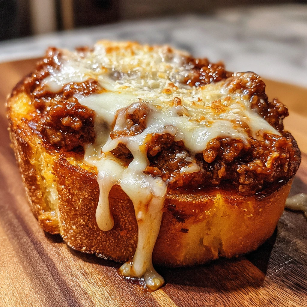 Cheesy Garlic Bread Sloppy Joe Melts: A Decadent Twist on a Classic Favorite