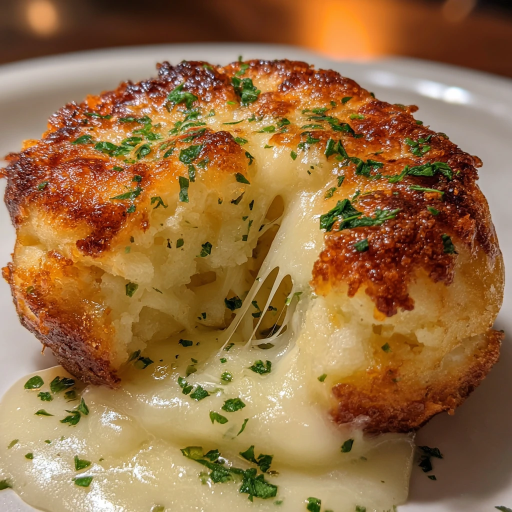 Deliciously Cheesy Mashed Potato Puff Bites with Crispy Parmesan