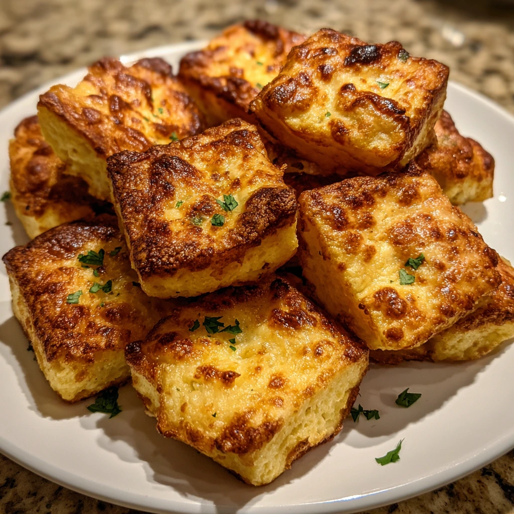 Crispy Cheesy Mashed Potato Puffs with Savory Herbs and Melty Cheese