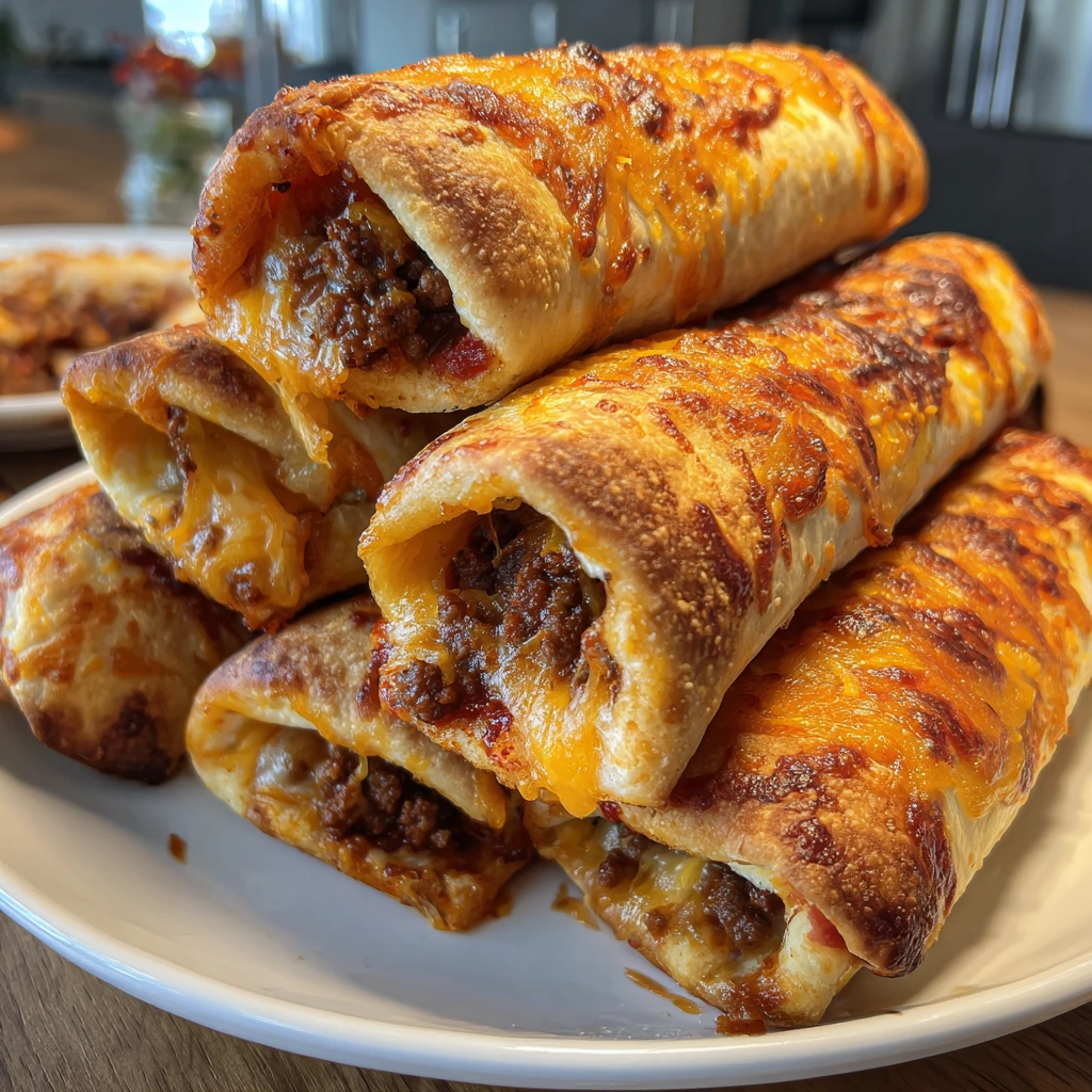 Savory Cheesy Taco Sticks: Irresistible Breadsticks with Flavorful Filling