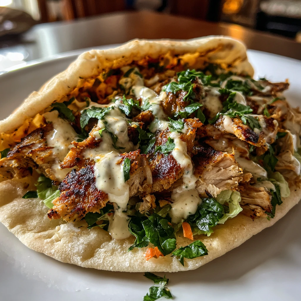 Savory Chicken Shawarma with Creamy Garlic Sauce for Perfect Wraps