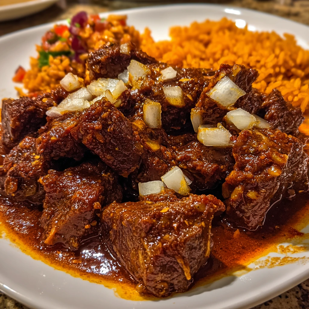 Savory Chile Colorado Stew with Tender Beef and Rich Red Sauce