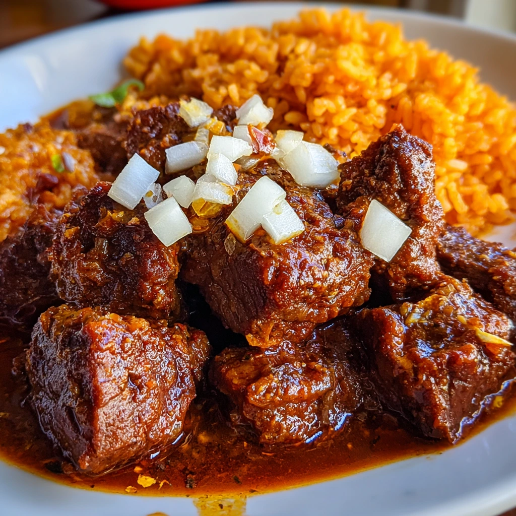 Savory Chile Colorado Stew with Tender Beef and Rich Red Sauce