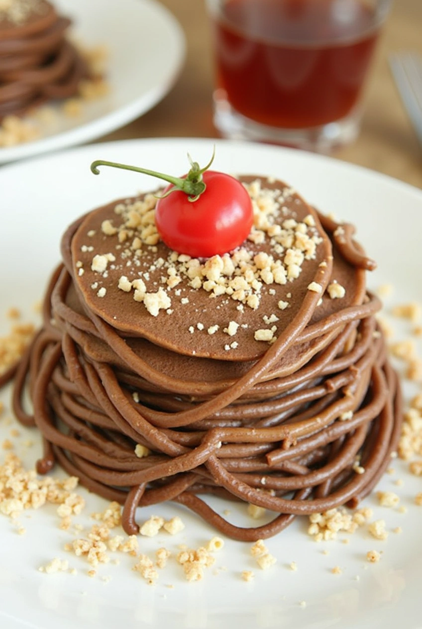 Chocolate Pancake Spaghetti - secondary view