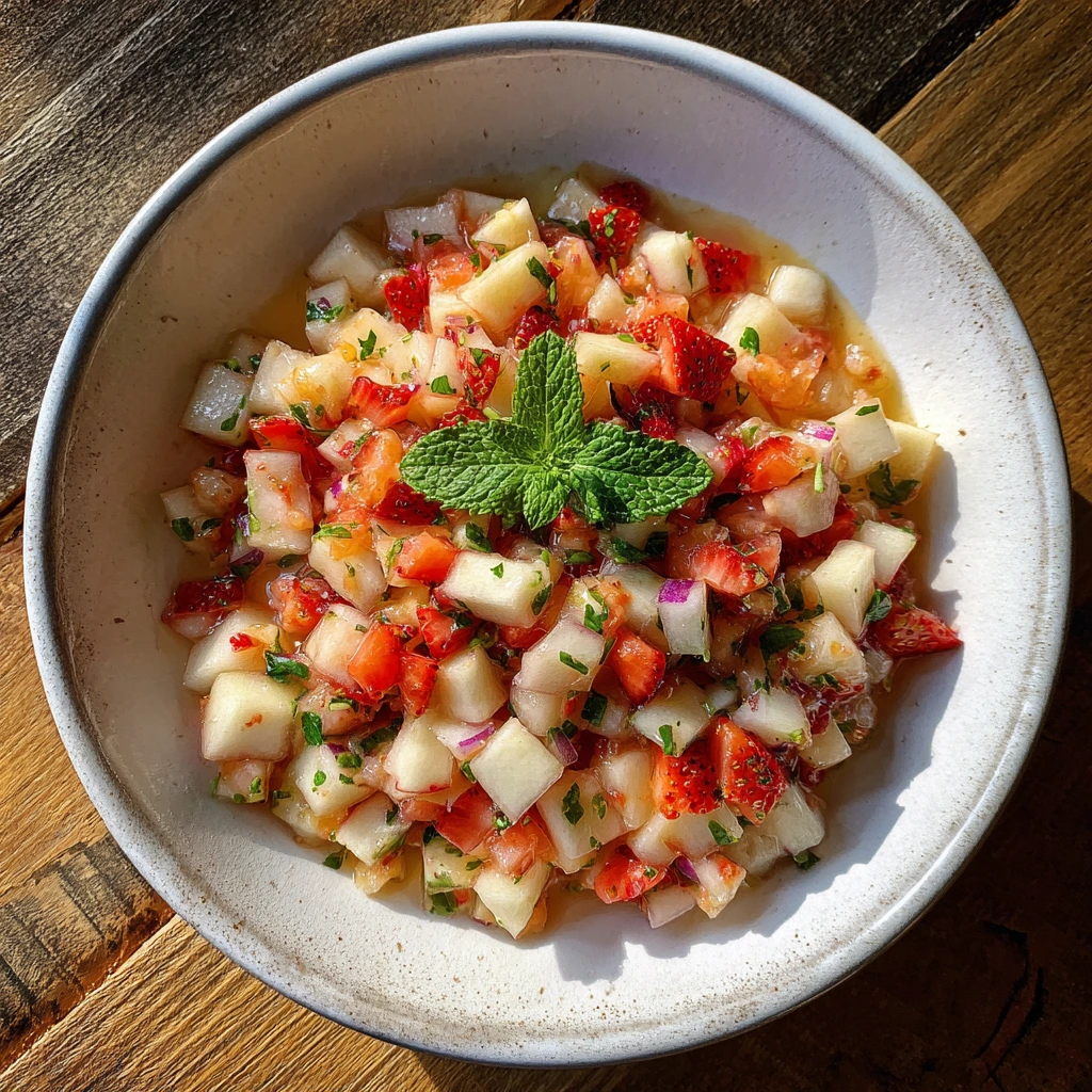 Crispy Cinnamon Chips with Refreshing Fresh Apple Salsa for All Occasions