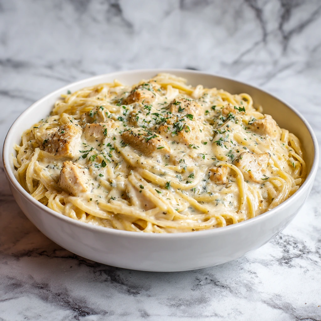 Decadent Creamy Chicken Alfredo with Garlic and Parmesan Bliss