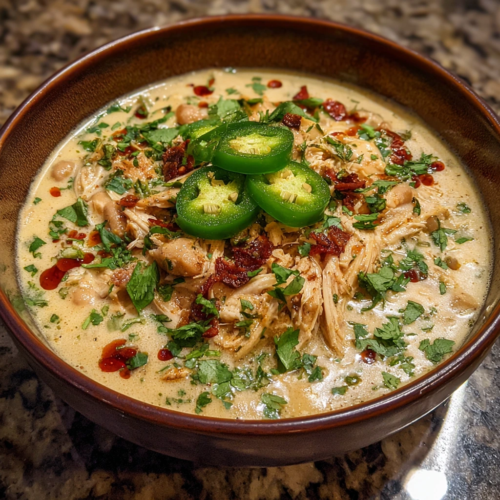 Creamy Jalapeño White Chicken Chili for Cozy Evenings with a Kick