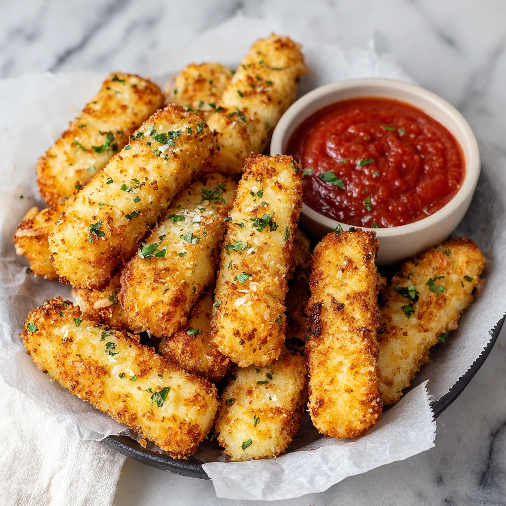 Crispy & Effortless Mozzarella Sticks in Air Fryer for Ultimate Snack Cravings