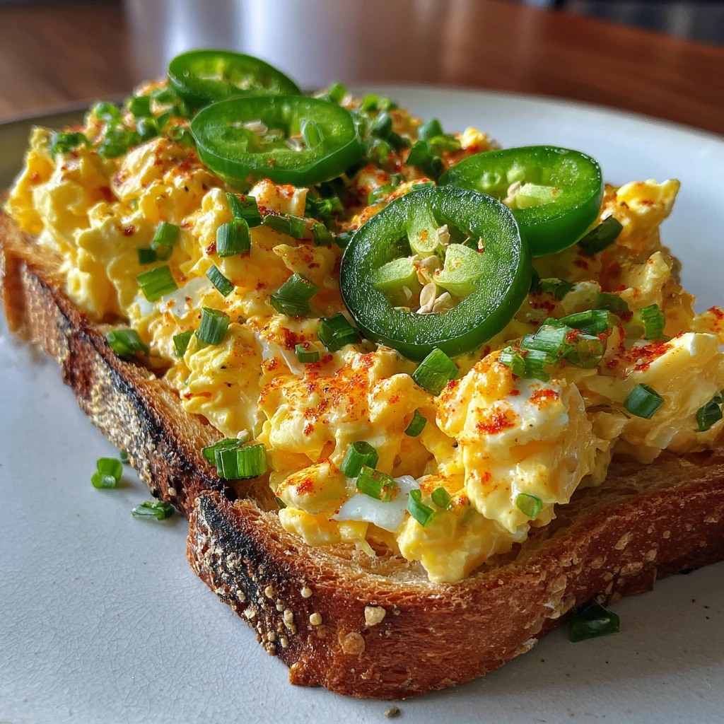 Crispy & Spicy Egg Salad with Crunchy Vegetables and Herbs