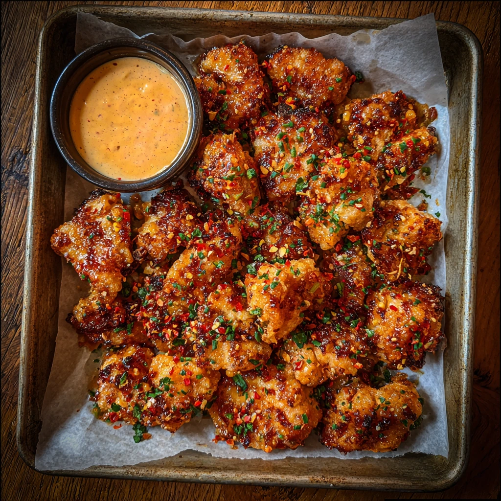 Crispy Bang Bang Chicken with Sweet and Spicy Sauce