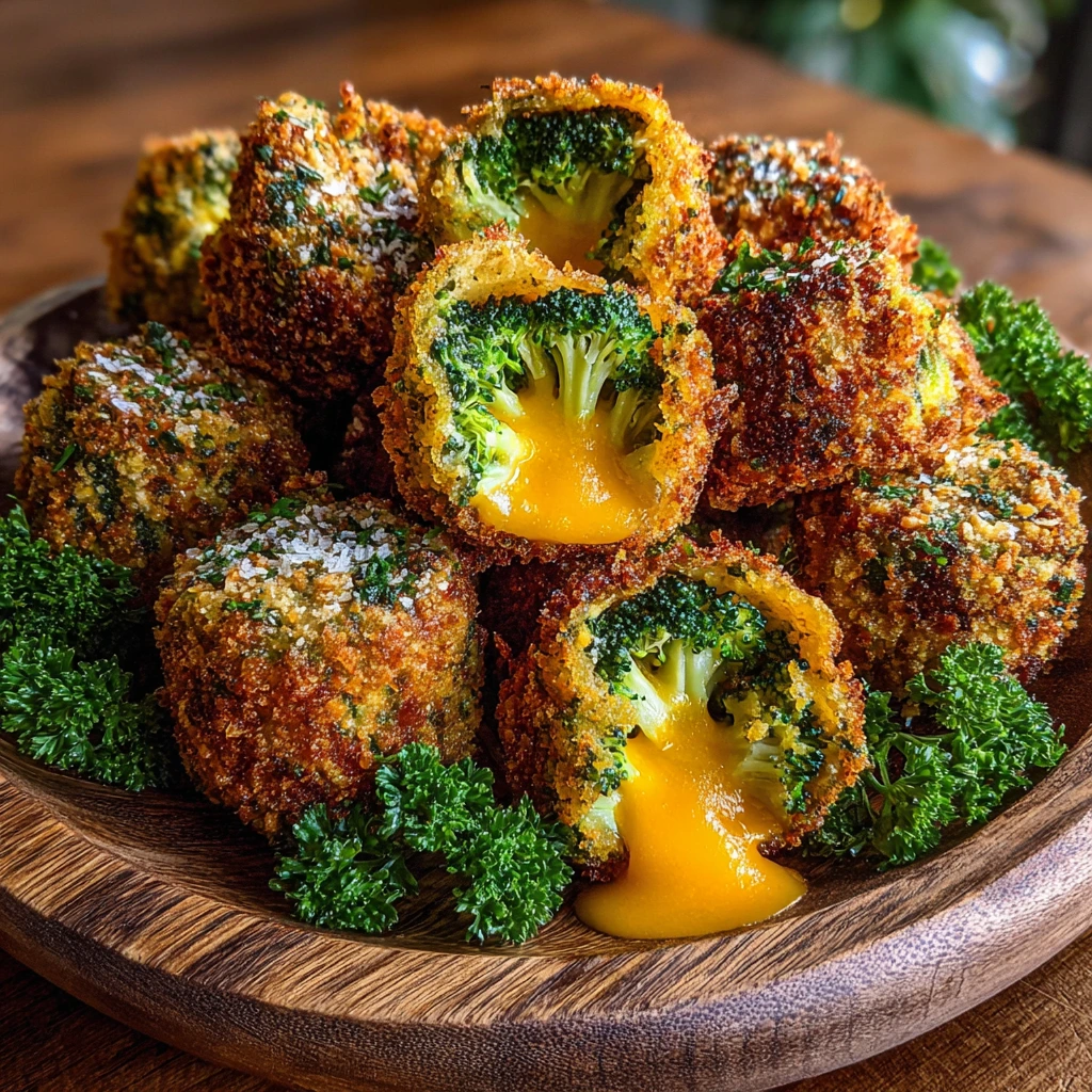 Deliciously Crispy Broccoli Cheddar Poppers with a Flavorful Crunch