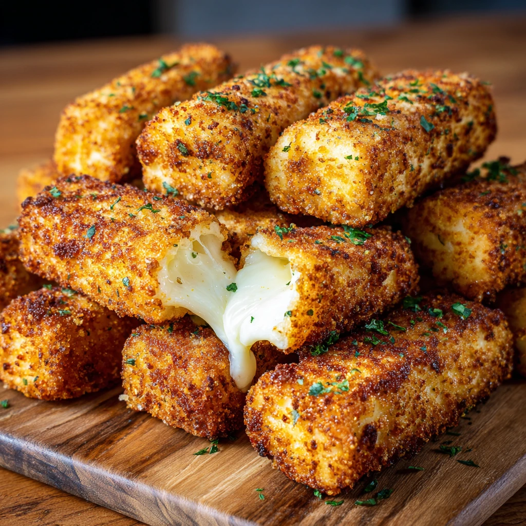 Irresistibly Crispy Homemade Mozzarella Sticks You’ll Crave Forever