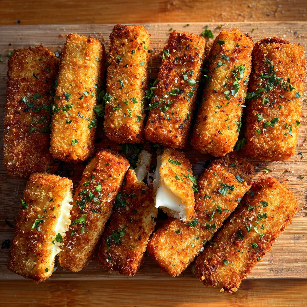 Irresistibly Crispy Homemade Mozzarella Sticks You’ll Crave Forever