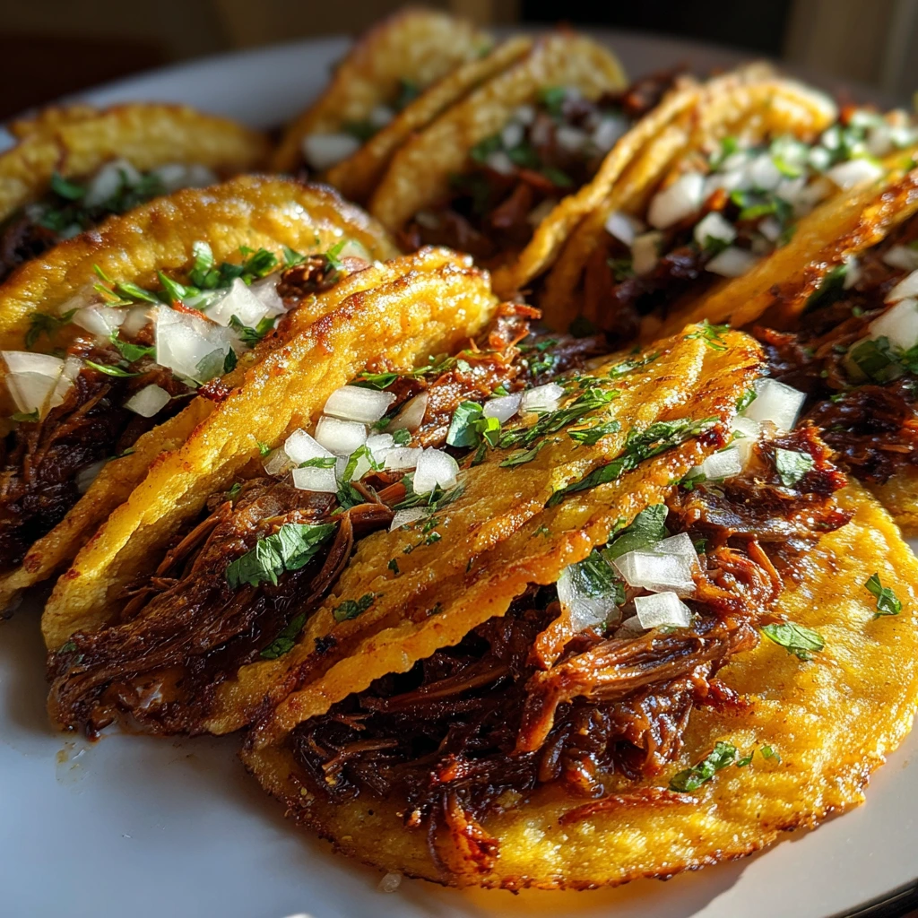Tender and Flavor-Packed Crock Pot Birria Tacos with Authentic Mexican Spices