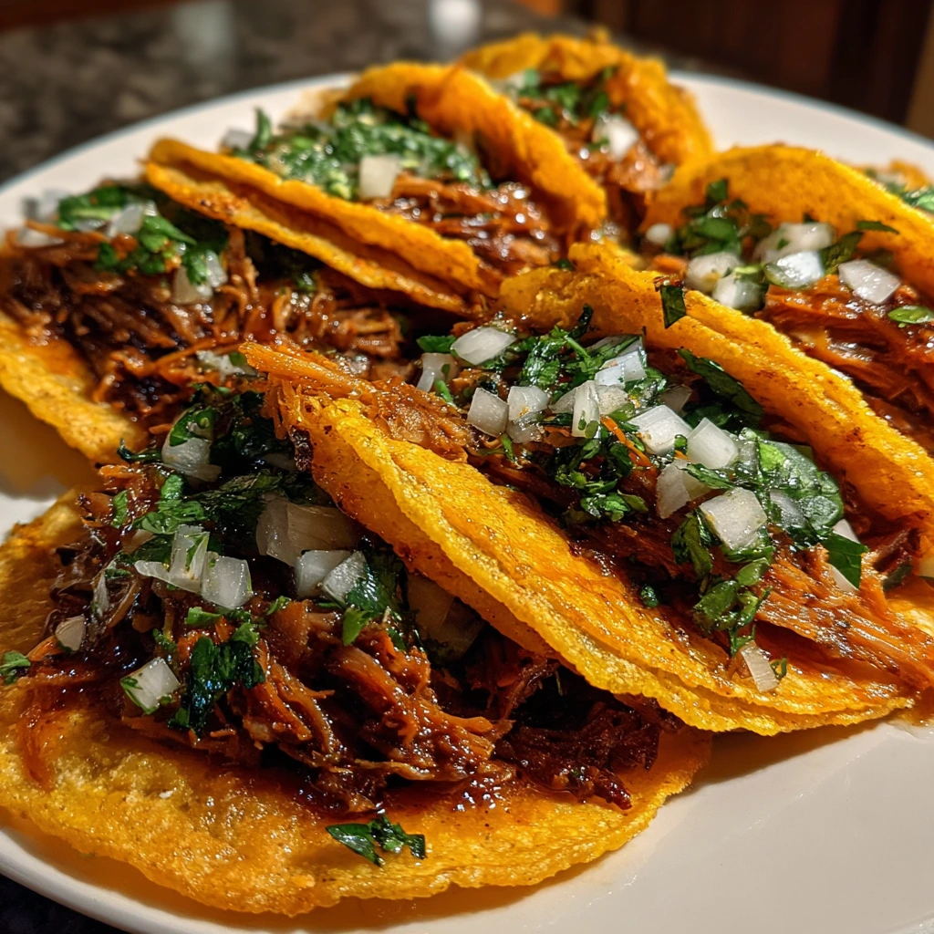 Tender and Flavor-Packed Crock Pot Birria Tacos with Authentic Mexican Spices